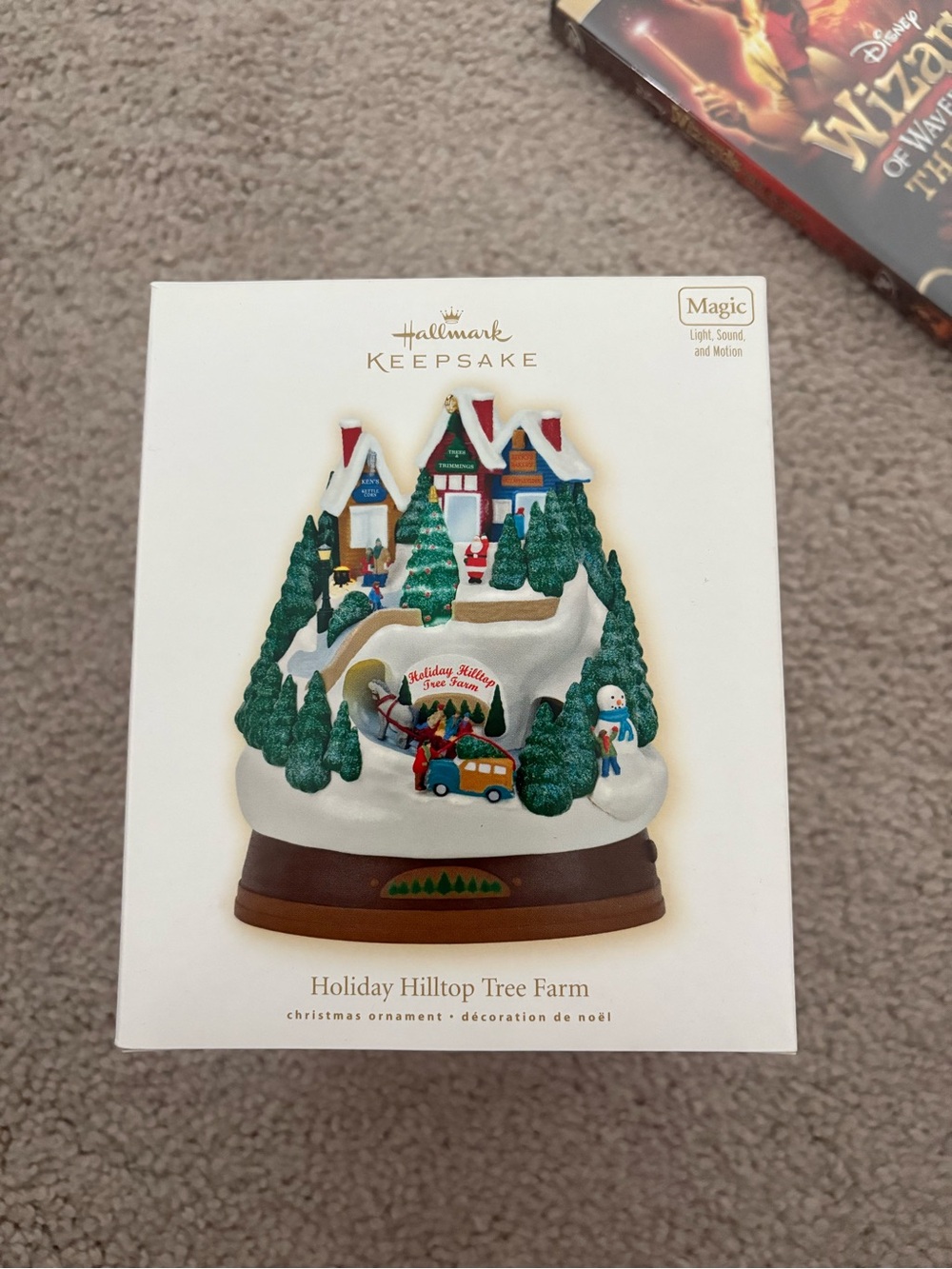 Hallmark Keepsake Holiday Hilltop Tree Farm Ornament - Green/White/Red